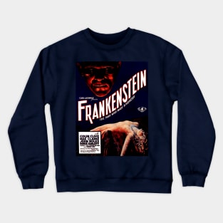 Classic Horror Movie Poster - Frankenstein Crewneck Sweatshirt